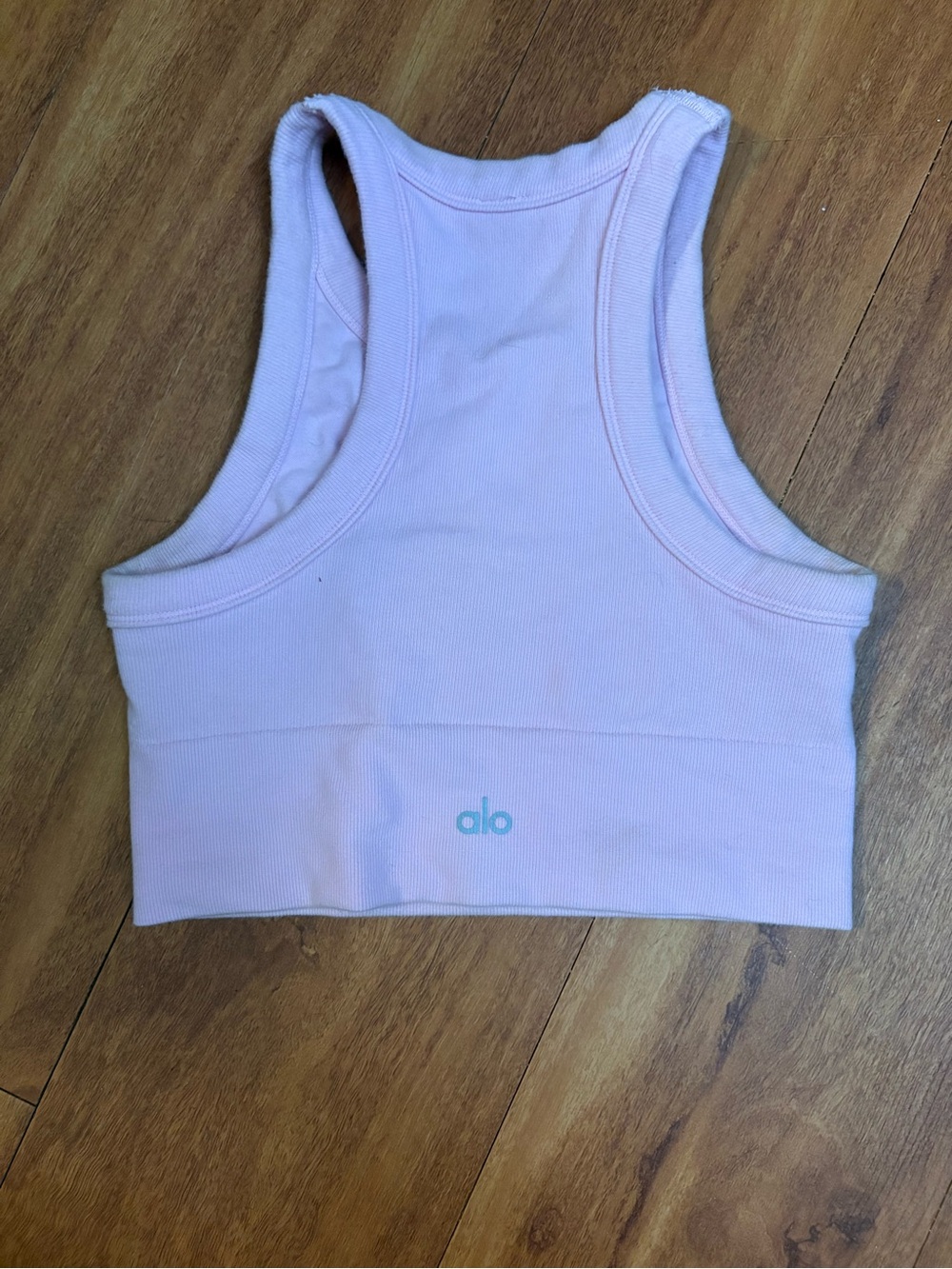 Alo Pink Crop Top